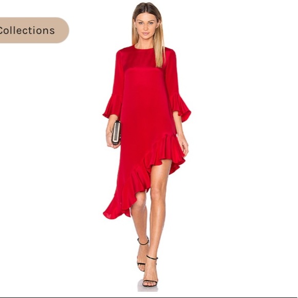 ALEXIS Hazel Asymmetric Red Dress, Size XS - NWT! - Picture 2 of 8